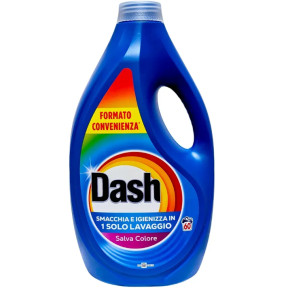 Жидкое средство для стирки Dash Salva Colore, 60 стирок, 2,7л.